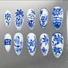 INS Hot Selling Accept Customization Duck Shape Artificial Fingernails Manicure False Nails with Glue Stickers Press on Nails