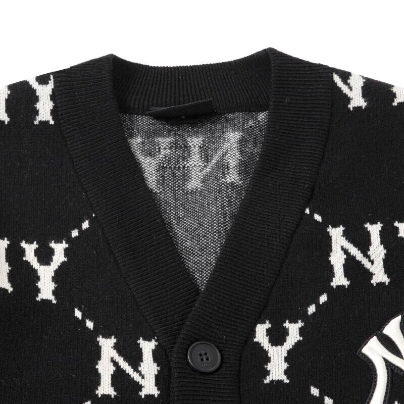 New MLB Sweaters Unisex Black 3AKCM0531-50BKS