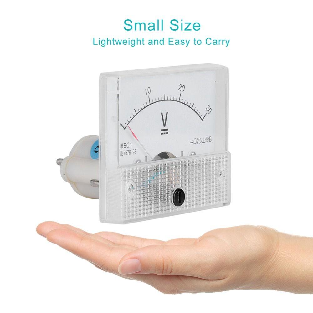 Practical DC 0-15V/30V Voltmeter Analog 2.5 Accuracy 85C1 Model DC Voltmeter Analog Panel Voltage Electrical Measurement