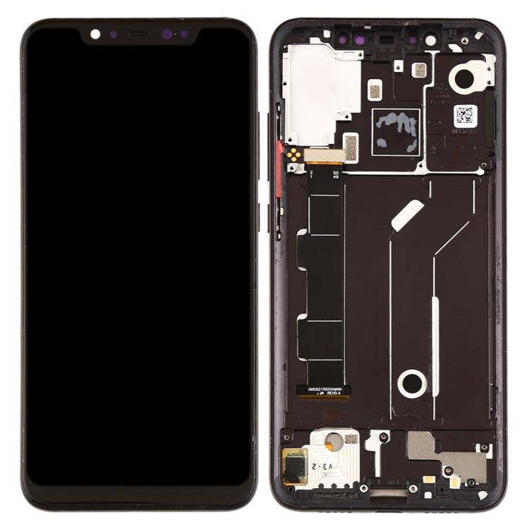 

For Xiaomi Mi 8 (6.21-inch) Grade B OEM Disassembly OLED Screen and Digitizer Assembly+Frame Replace Part (without Logo) Black