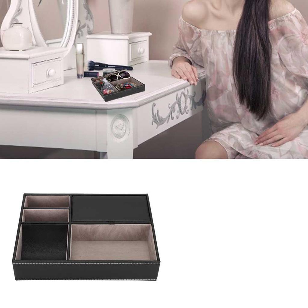 DIY Bracelets Glasses Jewelry Storage Tray Jewellery Organizer Office Supplies Storage Box