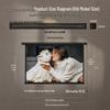 Deli 50442 100-inch Electric Remote Projector Screen
