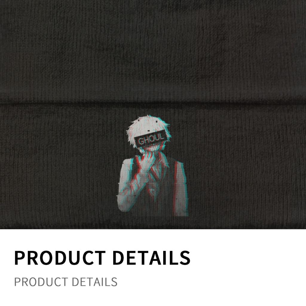 Tokyo Ghoul Ken Kaneki Knitted Hat Beanie Winter Hats Warm  Color  Cap for Unisex Women