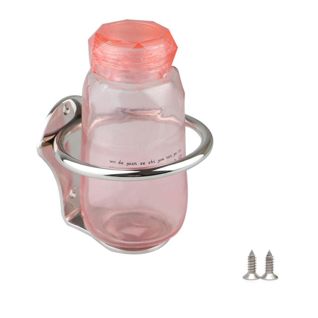Cup Drink Holder Can Bottle Holder Stand Mount Support Auto Car Marine Boat Truck RV Fishing Box 316 Stainless- Steel