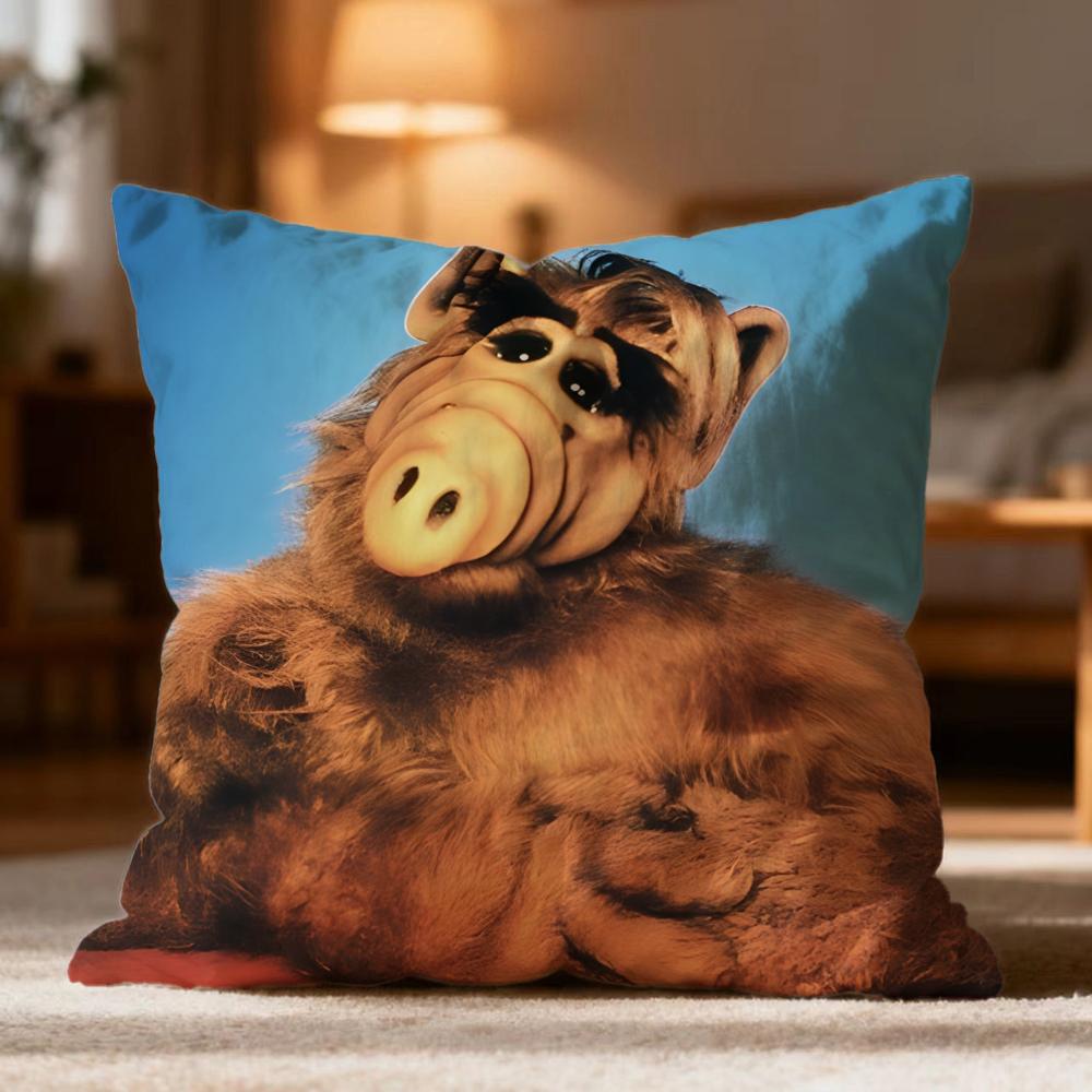 Popular AALFer Cushion Cover Soft Washable Pillow Case Multi-Scene for Couch Bed Travel Office Use
