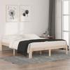 VidaXL Bed Frames Slat Frames On Legs Double Bed Adult Bed Slat Base Bedroom Furniture Pine Wood 810345