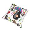 The Little Mole Krtek Pillowcase Printing Polyester Cushion Cover Decor Cartoon Floral Throw Pillow Case Cover Home Square