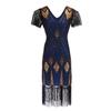 Vintage 1920s Sequin Evening Dress - High-end European & American Design