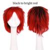 S-noilite Synthetic Short Wig Blue Brown Black Women Men Cosplay Costume Party Head Wigs Hair