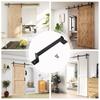 Long Base Barn Door Pull Knob Heavy Duty Modern Design Barn Door Hardware Easy Install Durable Door Pull Handle Closet Door