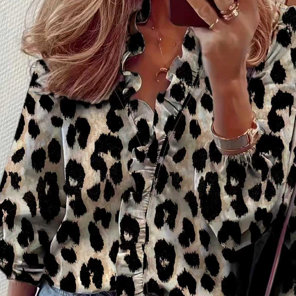 YYFS Damesmode Casual Zomer Lente Blouses & Shirts Lange Mouw