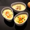 Steamed Egg Bowl Egg Shape Bowl Stainless Steel Heat Resistant Metal Food Serving Mixing Poached Egg Bowl Kitchen Supplies
