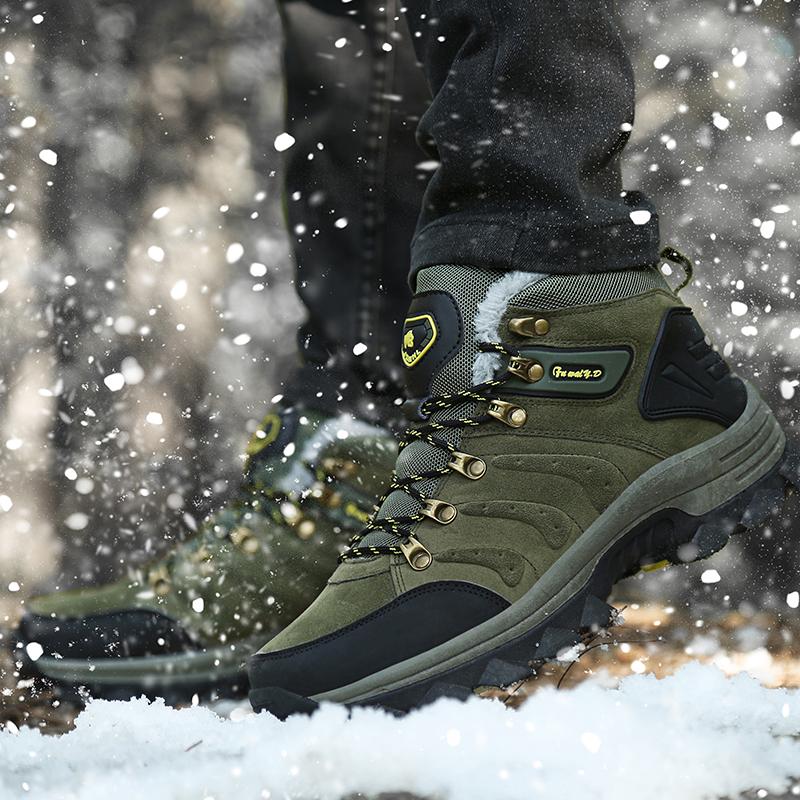 Мужские брендовые зимние ботинки для снега — фото 6