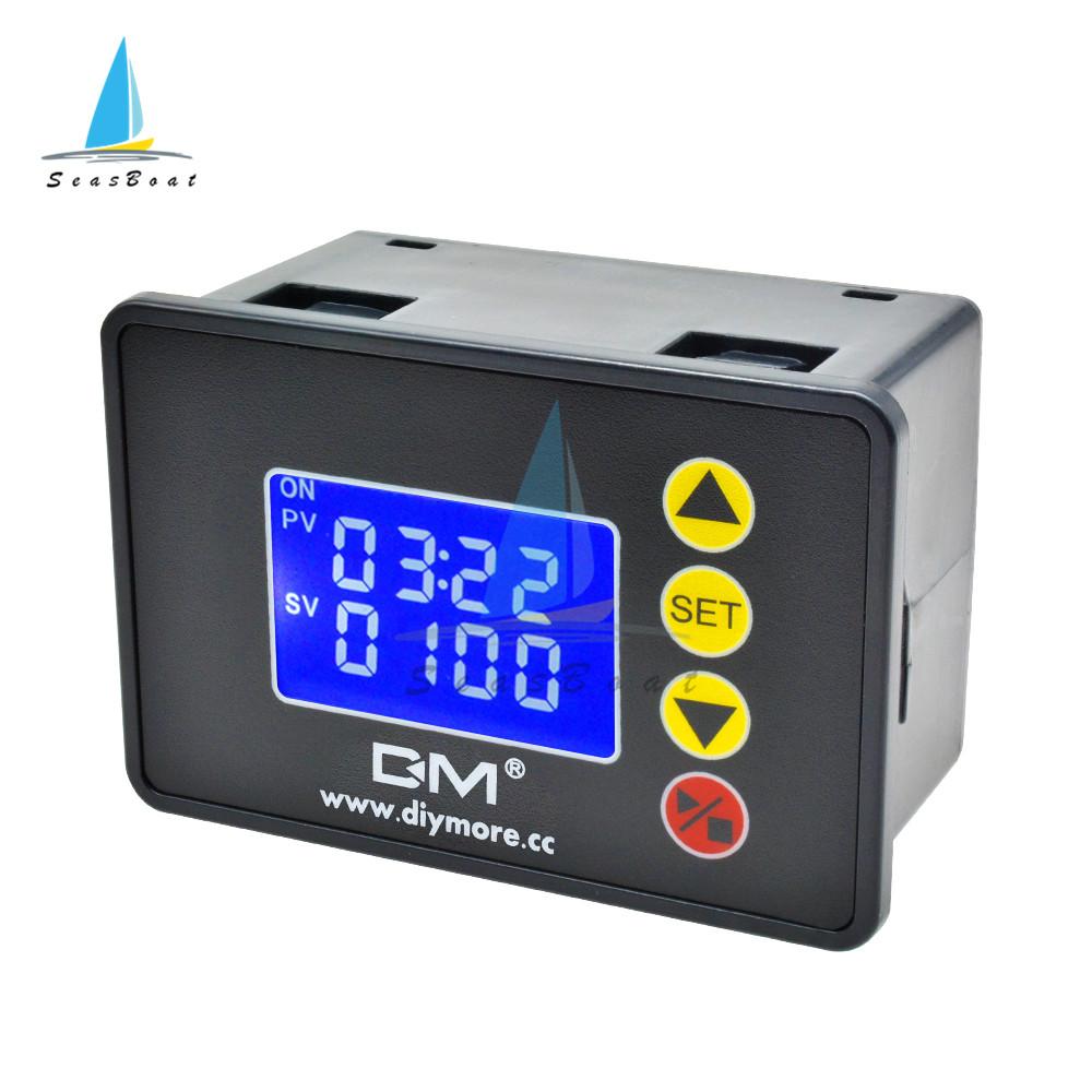 1.37 inch LCD Display Microcomputer Time Controller Programmable Digital Time Delay Relay 12V 24V 110V 220V LED Digital Relay Relays 5
