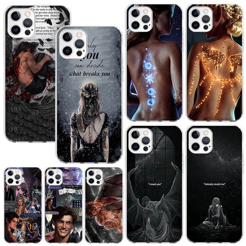 A Court Of Mist And Fury Phone Case For Iphone 17 Air 16 15 Plus 16E 14 Pro Max 13 Mini 12 11 7 8 SE Fundas Soft Back Cover 17 A