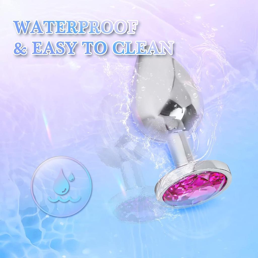 Anal Plug Butt G-spot Massage Metal Stimulator Anal Sex Toys Prostate Massager Portable Travel Date For Women Men Christmas Gift Couples Pleasure