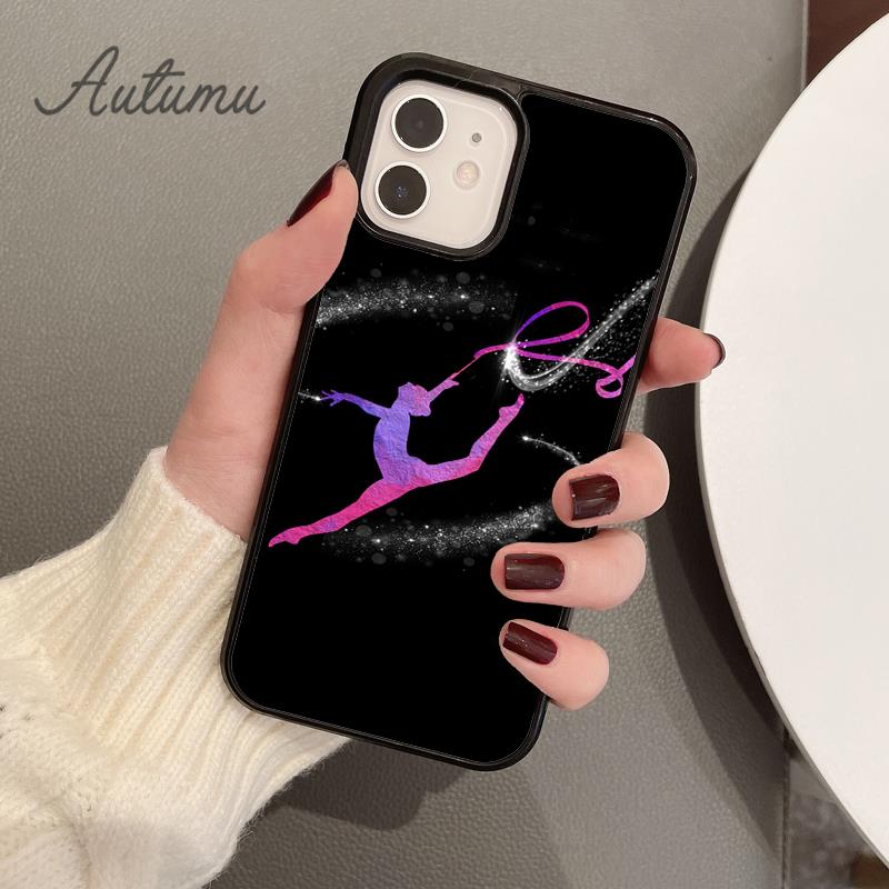 Pouzdro na telefon Dance Gymnastics pro iPhone 11 12 13 14 Pro Max mini X XR XS SE 2020 5 6S 7 8 Plus Kryt krytu Samsung Galaxy S21 S22