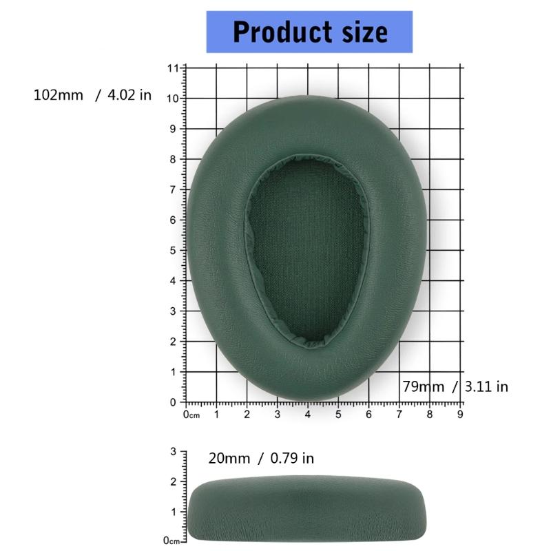 Replacement Protein Leather Earpads Ear Pad for JBuds Wireless Headphones Ear Cushions Earmuffs Ear Cover