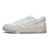 Li Ning 001 BTC Synthetic Leather Slip Resistant Abrasion Resistant Low top Skateboard Shoes Men's Ecru AGCT007-2