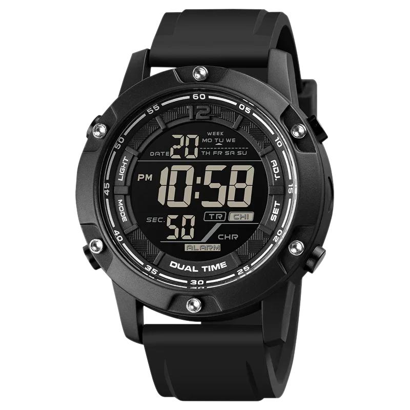 SKMEI 1762 Mens Digital Movement LED Light Countdown Wristwatch Clock relogio masculino 10Bar Waterproof Swimming Sport Watches