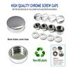 Anti Theft License Plate Screws- Stainless Steel Bolts Fasteners Kits For Car Tag Frame Holder, Tamper Resistant Mounting Hardware,1/4"(M6) Security