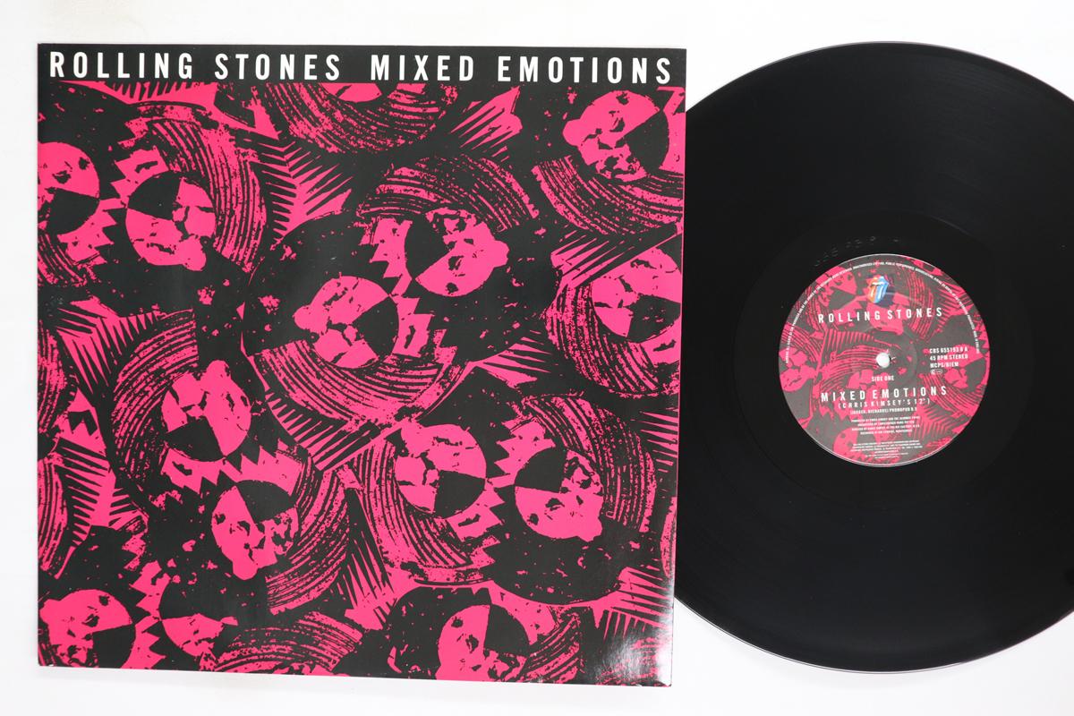 

12-дюймовая пластинка ROLLING STONES Mixed Emotions 6551938 CBS 1989 UK Rock Б/у