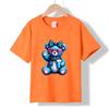 XH19 MINISO 2026 Summer New Printed Cotton Round Neck T-shirt for Children Aged 1-16, Boys and Girls