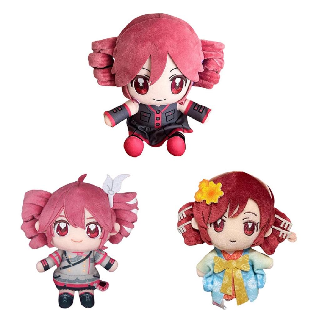 New Kasane Teto with Baguette Plush Toy Soft Doll Stuffed Plushies Figure Anime Cosplay Cartoon Birthday Present Gift Fans Girl