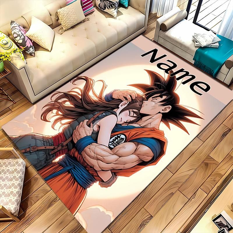 Individuell personalisierbarer Dragon Ball Teppich - Perfekt für Küche, Bad, Waschküche Dekor Große Größe verfügbar, Geschenk für alle Jahreszeiten