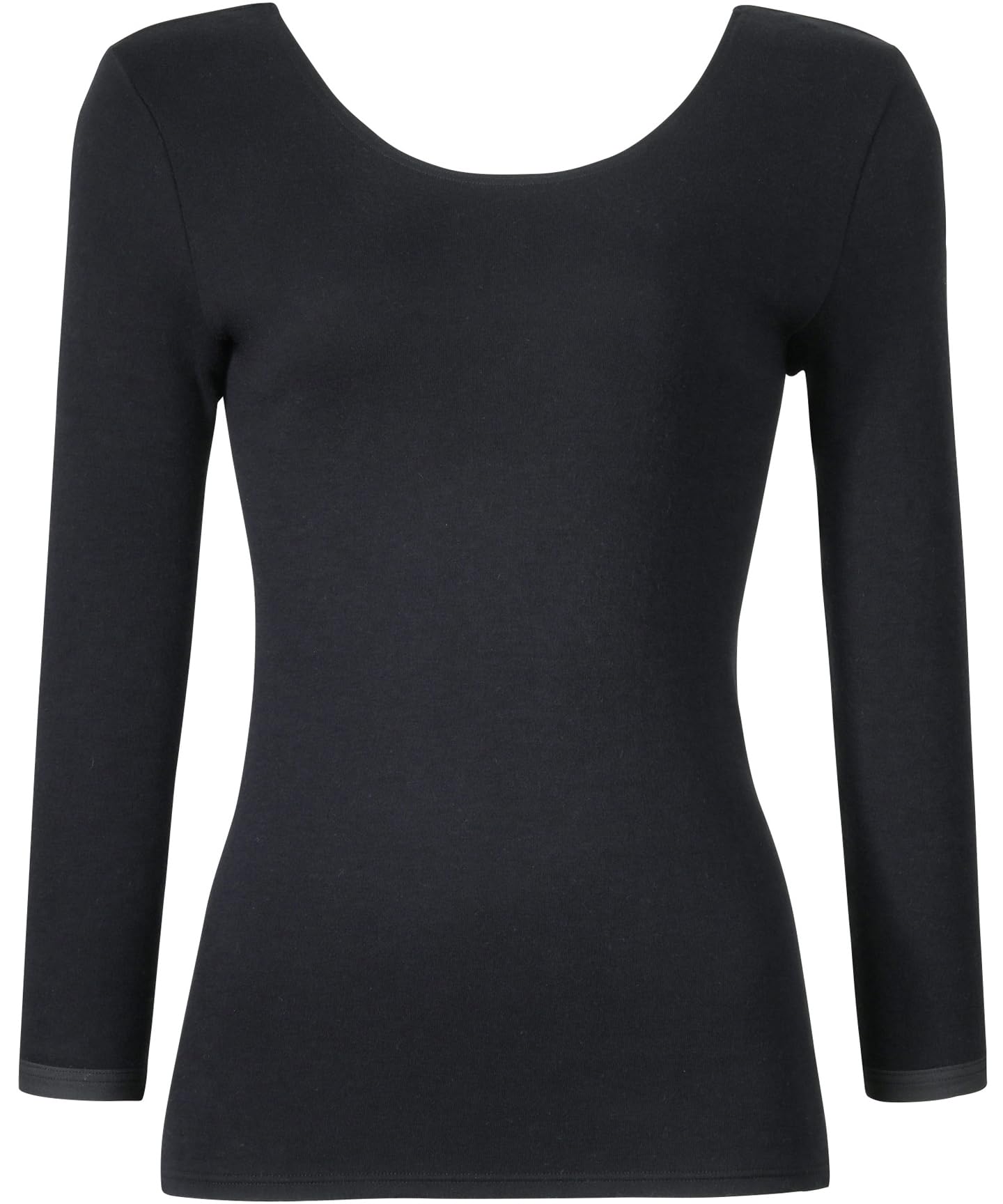 

Wacoal Очень Теплый Хлопок с Начесом на Стороне к Коже для Женского Термобелья Long BL, Рукав 3/4, 100% (тело), Тепло, Рукава, CLD395,