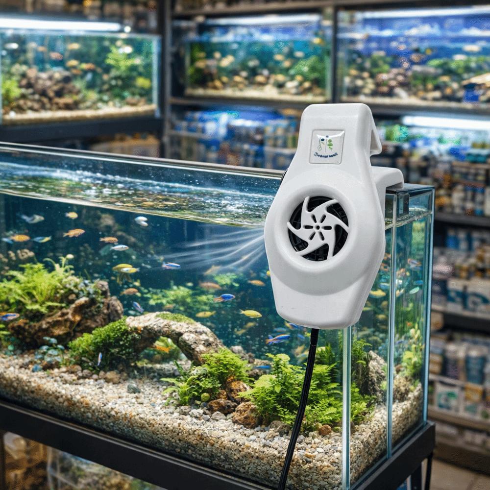 Wall-Mounted Mini USB Fan Silent Aquarium Wall Fan Portable Aquarium Cooling Fan  Aquarium Use