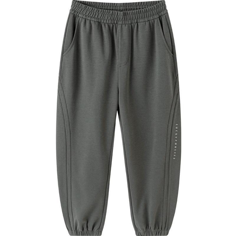 Balabala Boys Trendy Letter Print Jogger Pants 175