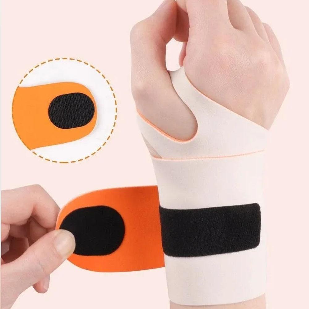 1PCS Adjustable Thin Compression Wrist Guard Sprain Wrist Brace Exercise Safety Support Tendon Sheath Relief Straps For Athletes