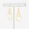 ESTELLE [Official] Women's Hook Earrings, 10K Yellow Gold, 0202-3424-0019-0000