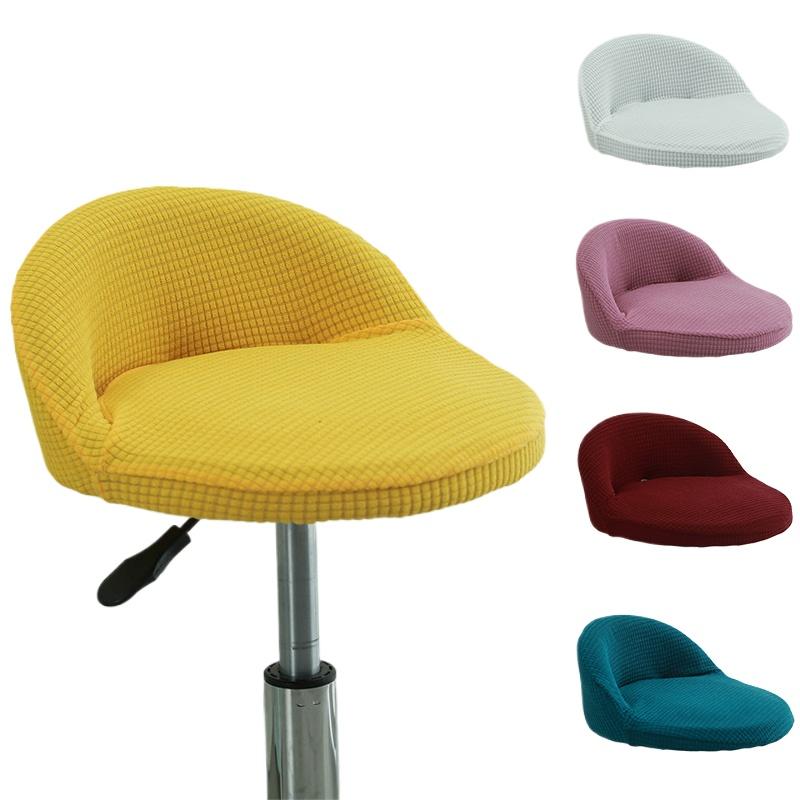 1 st Polyester Tvättbar Stretch Pall Stolskydd Avtagbart Stolskydd Heminredning Fleece Sitsöverdrag Bankett Matsal
