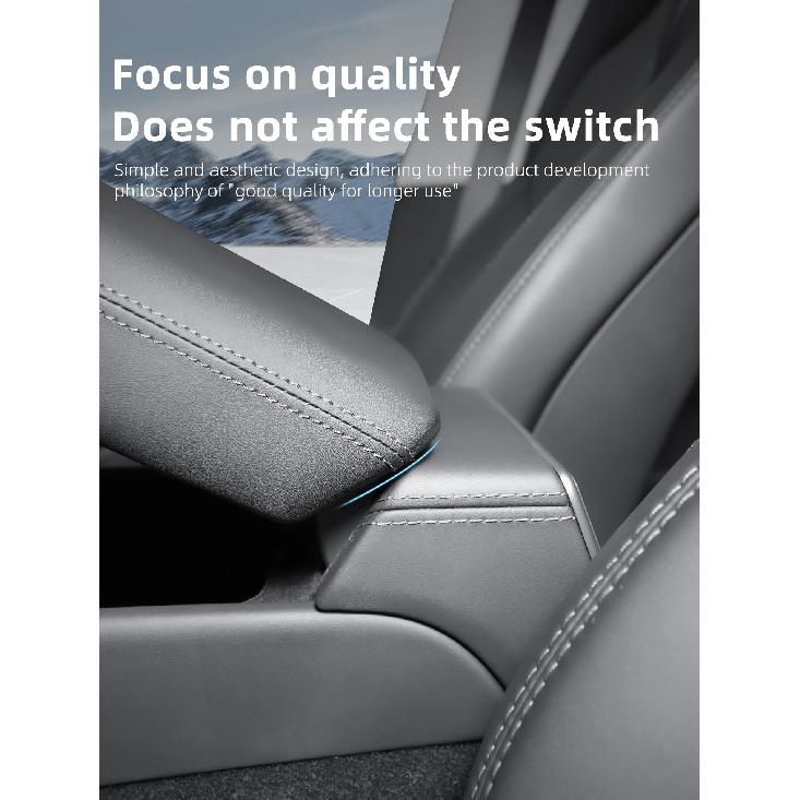 For Tesla Model Y Juniper Model 3 Highland Armrest Box Protect Cover Soft Case Center Console Anti-Scratch 2026 Car Accessories