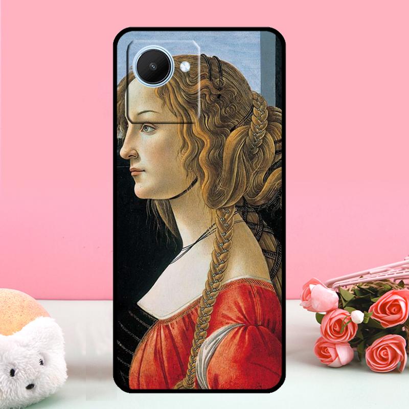 

Сандро Боттичелли Ренессанс искусство для Realme 12 Pro Plus 9 10 11 GT5 Pro GT Neo5 C21Y C25s C30 C31 C33 C35 C51 C53 C55 чехол Realme 11 Pro Plus