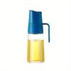 1 Pc Automatic Opening and Closing of Oil Bottles Soy Sauce Vinegar Seasoning Glass Bottles Leak-proof Glass Oil POTS Oil Cans