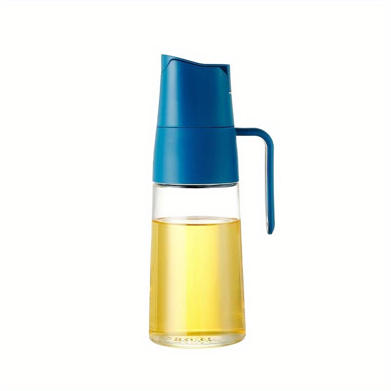 1 Pc Leak-proof Glass Oil Bottle Automatic Opening Closing for Soy Sauce Vinegar Seasoning Kitchen Essential Oil Can140