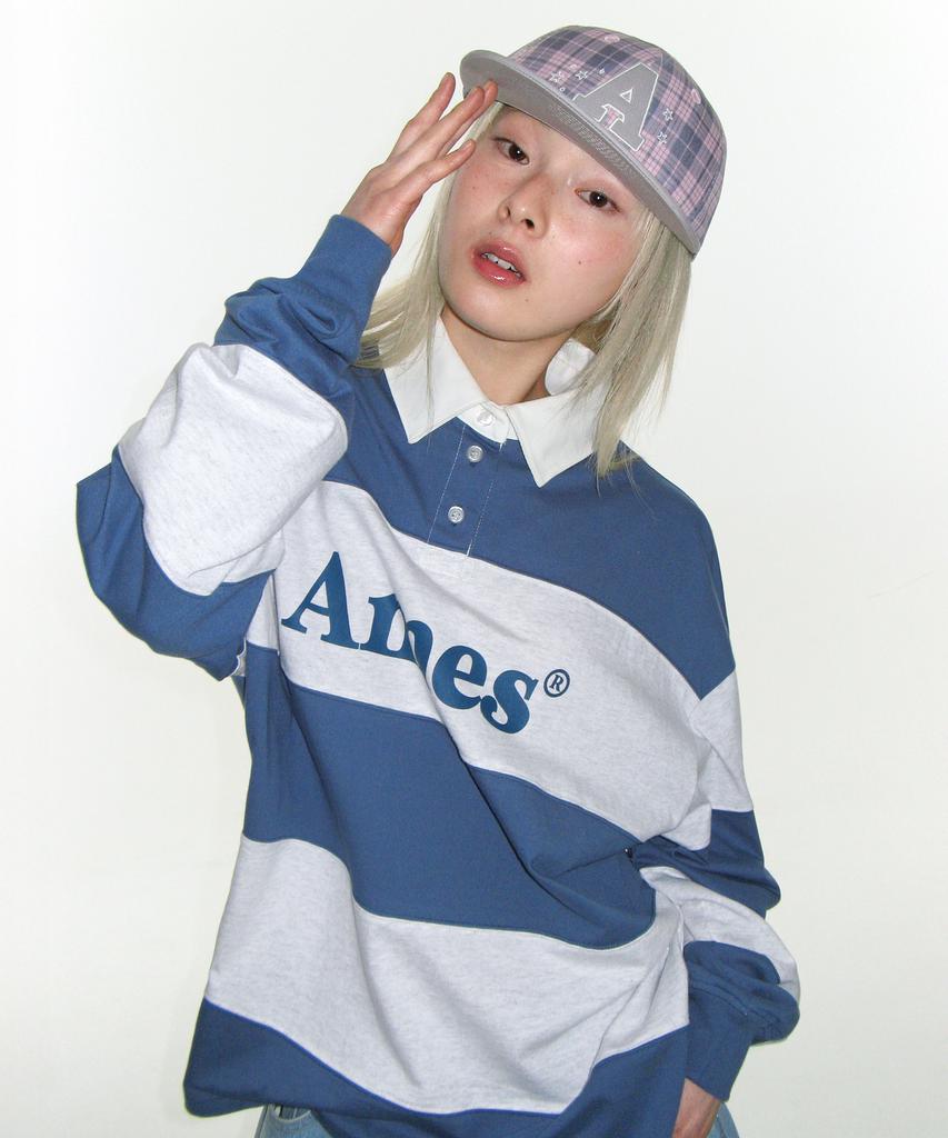 AMES-WORLDWIDE A Check Ball Cap Pink