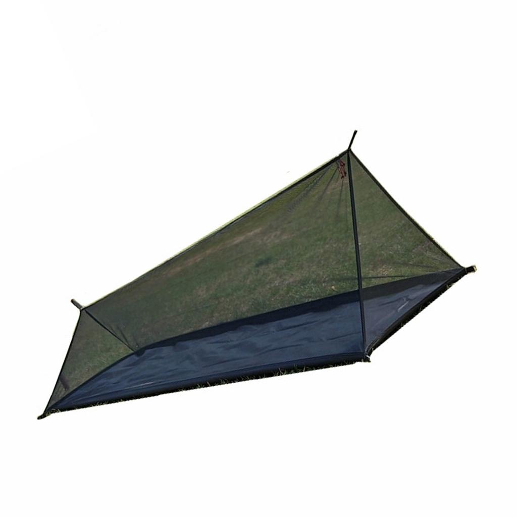 Outdoor Adventure Breathable Tent 40D Yarn Camping Tent Ligthweight Compact Portable Tent Black