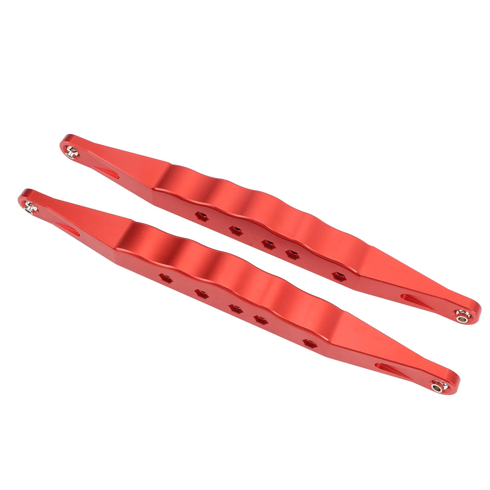 

1 Пара Задніх Нижніх Поздовжніх Важелів LOS254067 Алюмінієвий Сплав Поздовжні Важелі для Радіокерованої Машини Baja REY 2.0 16 червоний