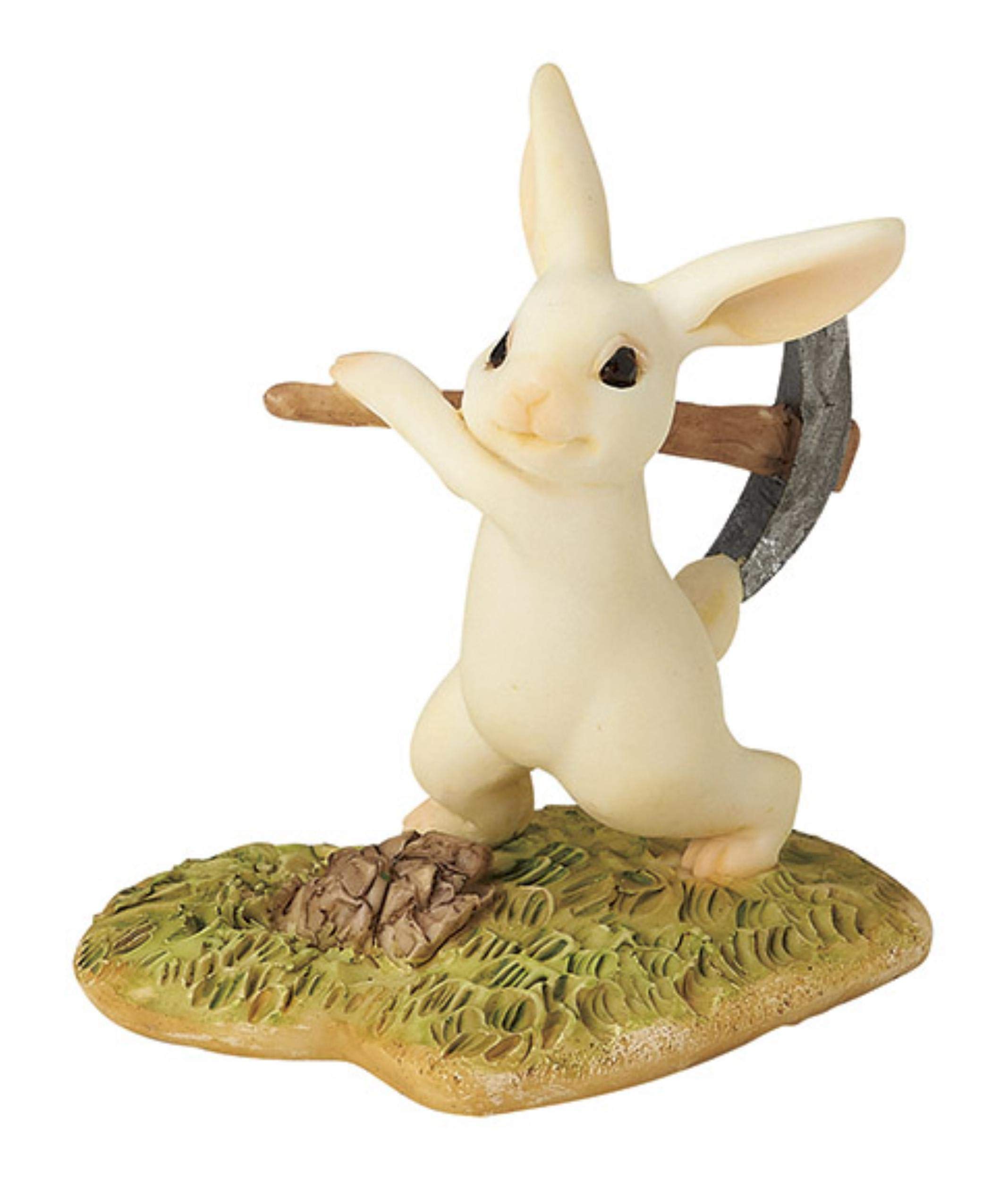 

Matsuno Hobby Cute Rabbit Figurine, Animal Mascot, Gardening Figurine, Plowing, H5 x W5 x D4cm (Gardening & Interior Decor Series) GM-4327