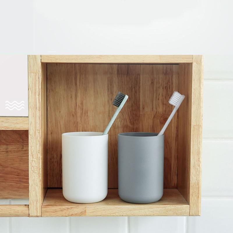 Badkamer Bekers Plastic Mondwaterbeker Koffie Thee Water Mok Thuis Reizen Effen Kleur Tandenborstelhouder Beker Drinkware Gereedschap