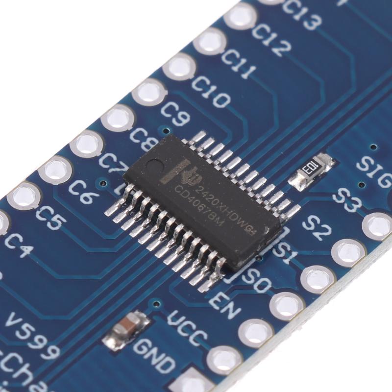 2/10Pcs Breakout Board Module For Arduino Diy Accessories Cd74Hc4067 16-Channel Analog Digital Multiplexer