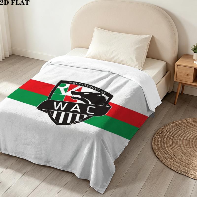 Wolfsberger Athletiksport Print Flannel Blanket, High Quality Comfortable for All Seasons, Home Decor, Warmth and Comfort, Perfect for Christmas Gifts