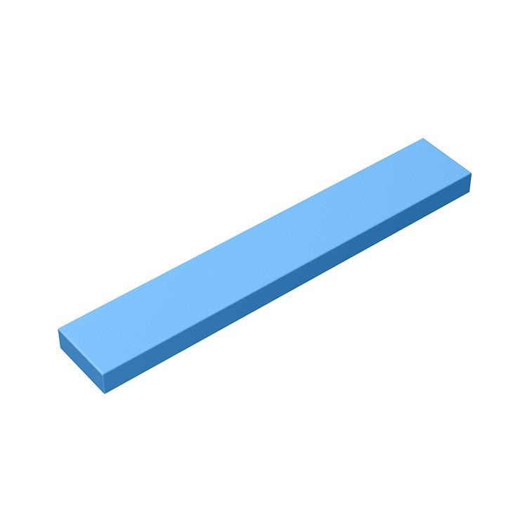 Compatible 1x6 Smooth Tile Building Blocks, Small Particle Spare Parts, MOC 6636, Sold by Weight.