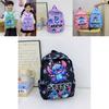 Stitch Kinderrucksack Aus Nylonmaterial Mit Weichen Gepolsterten Trägern Für Den Kindergarten