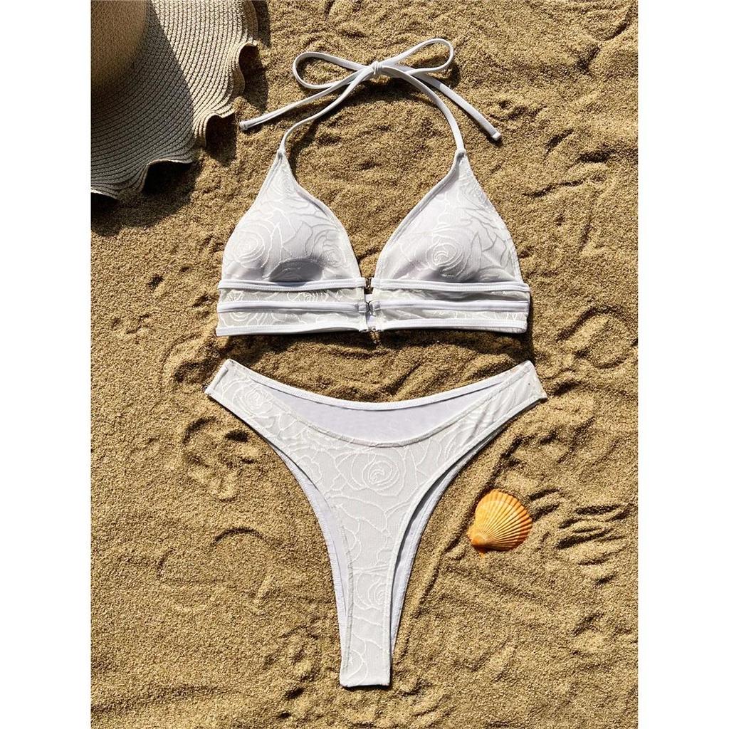 S - XL Halter High Leg Cut Brazilian Bikini Women Swimwear Two-Pieces Bikini Set Female Swimsuit Bather Bathing Suit Swim