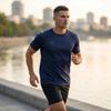 Under Armour Short Sleeved T Shirts Unisex Navy Blue 26500508-409